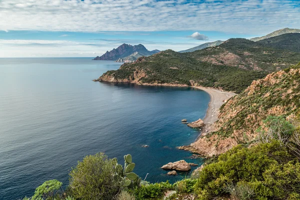 Playa de Bussaglia en la costa oeste de Córcega —  Fotos de Stock