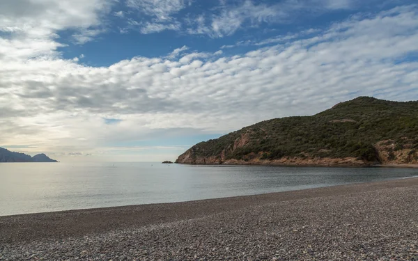 Méditerranée plaży na zachodnim wybrzeżu Korsyki — Zdjęcie stockowe