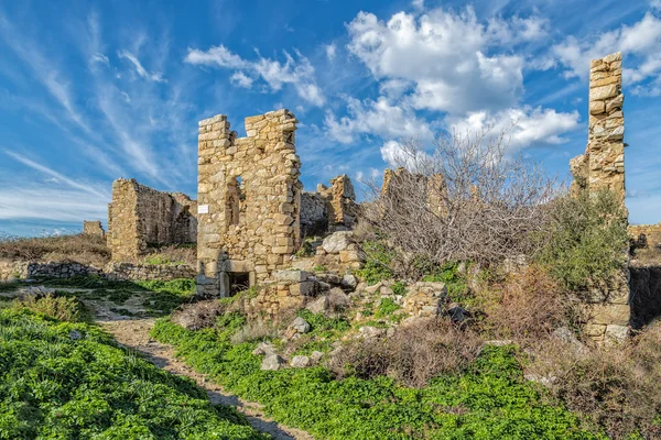 Pueblo abandonado de Occi cerca de Lumio en Córcega — Foto de Stock