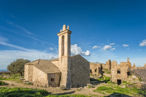 Verlaten dorp van Occi in de buurt van Lumio in Corsica — Stockfoto