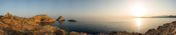 Vista panorámica de Ile Rousse en Córcega — Foto de Stock
