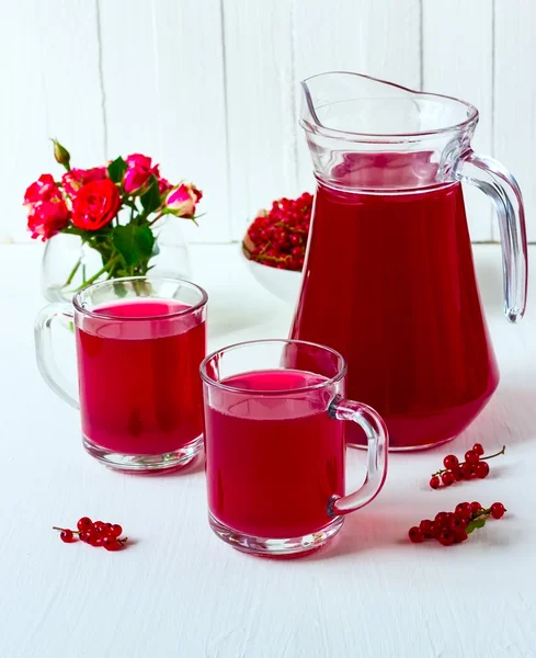 stock image drink from red currant