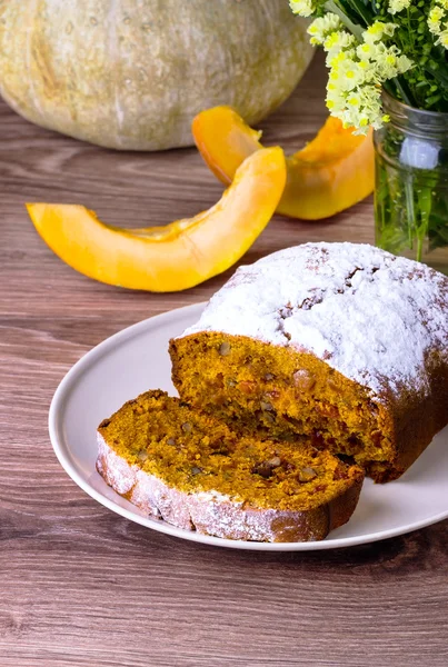 Torta con zucca — Foto Stock