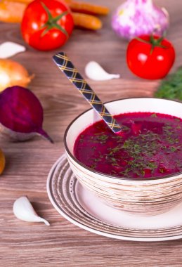 Borsch sebzeli