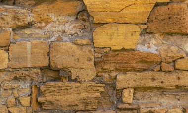 eski tuğla yatay duvar