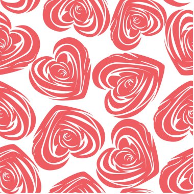 kalp gibi çiçek arka plan ile yükseldi.