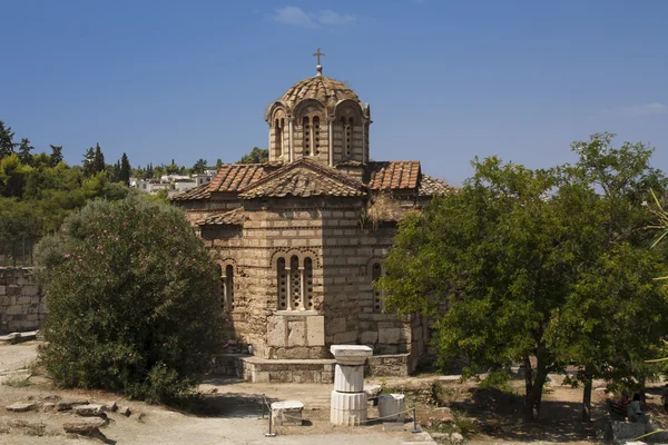 Oude orthodoxe kerk in de Agora, Athene, Griekenland — Stockfoto