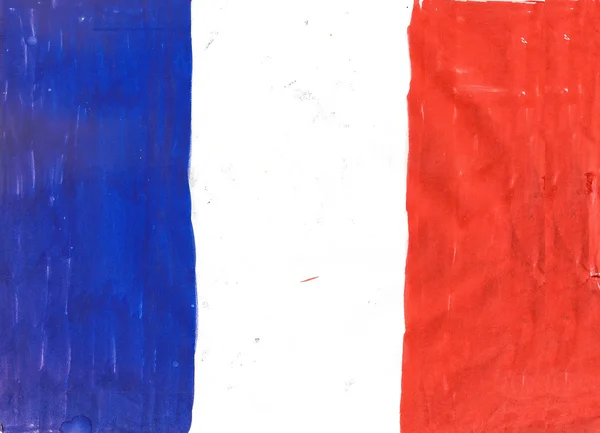 Flaga narodowa Francji ilustracji — Zdjęcie stockowe