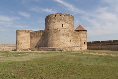 Antik Akkerman Kalesi, Belgorod-Dnestrovsky, Odessa, Ukrayna yakınındaki. Kale eski kale. Güney Ukrayna fotoğraf