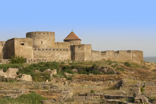 Antik Akkerman Kalesi, Belgorod-Dnestrovsky, Odessa, Ukrayna yakınındaki. Kale eski kale. Güney Ukrayna fotoğraf