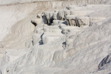 Doğal Traverten havuzları ve terasların, pamuk Kalesi, Pamukkale, Türkiye'de fotoğraf