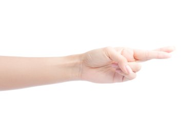 El parmak çarpı işareti 