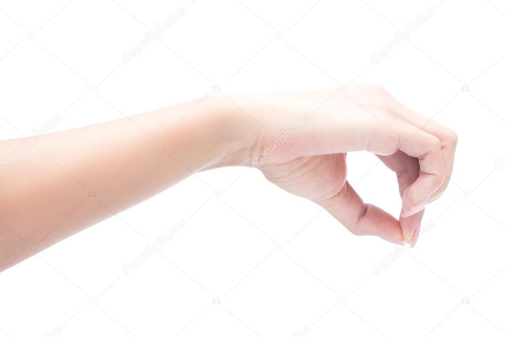 woman hand holding object 