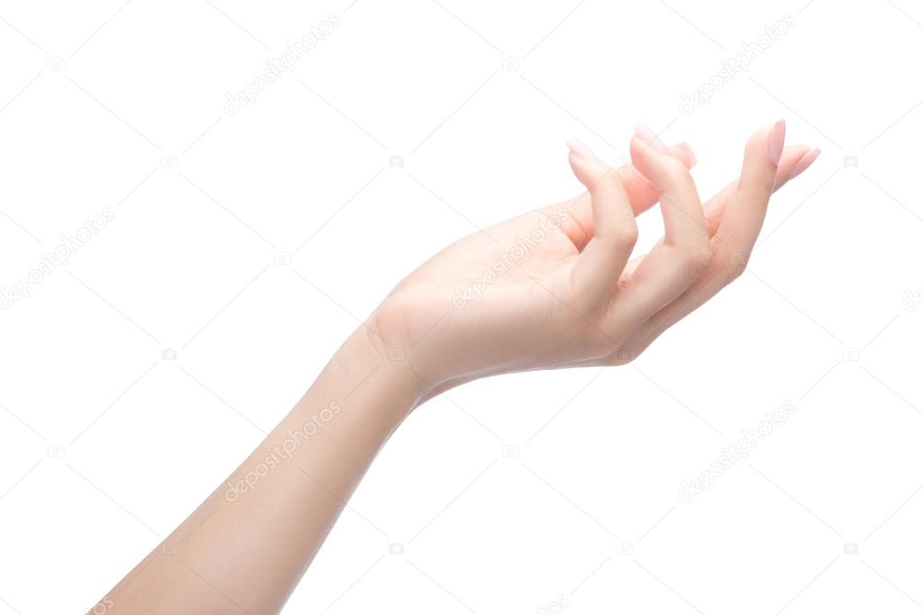 Female Hand Holding Something Stock Photo C Aha X 107536508