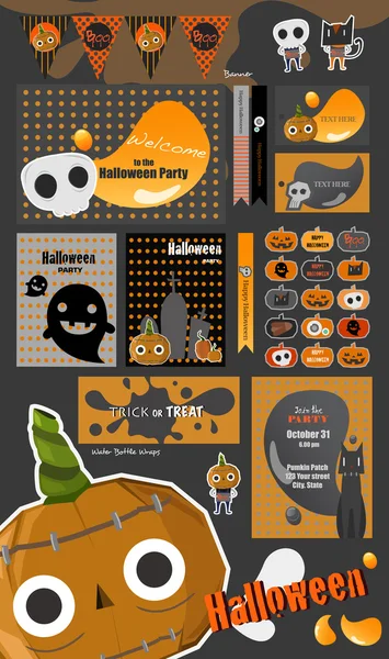 Halloween Party Collection. — Image vectorielle