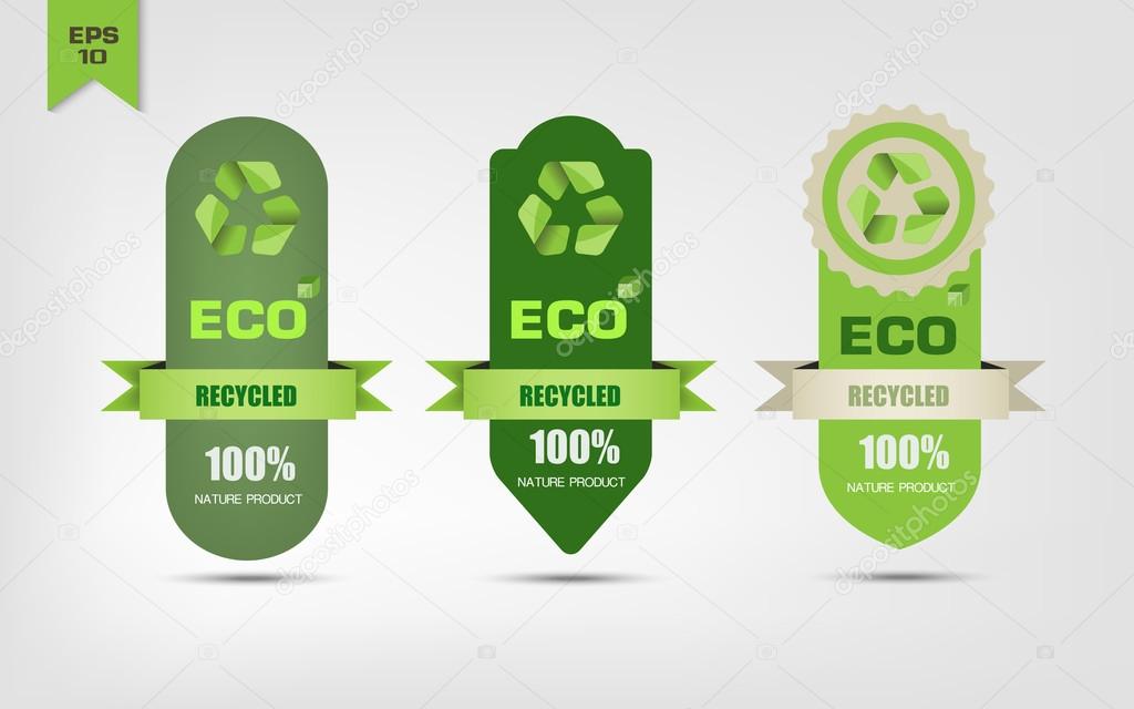 Ecological recycle labels