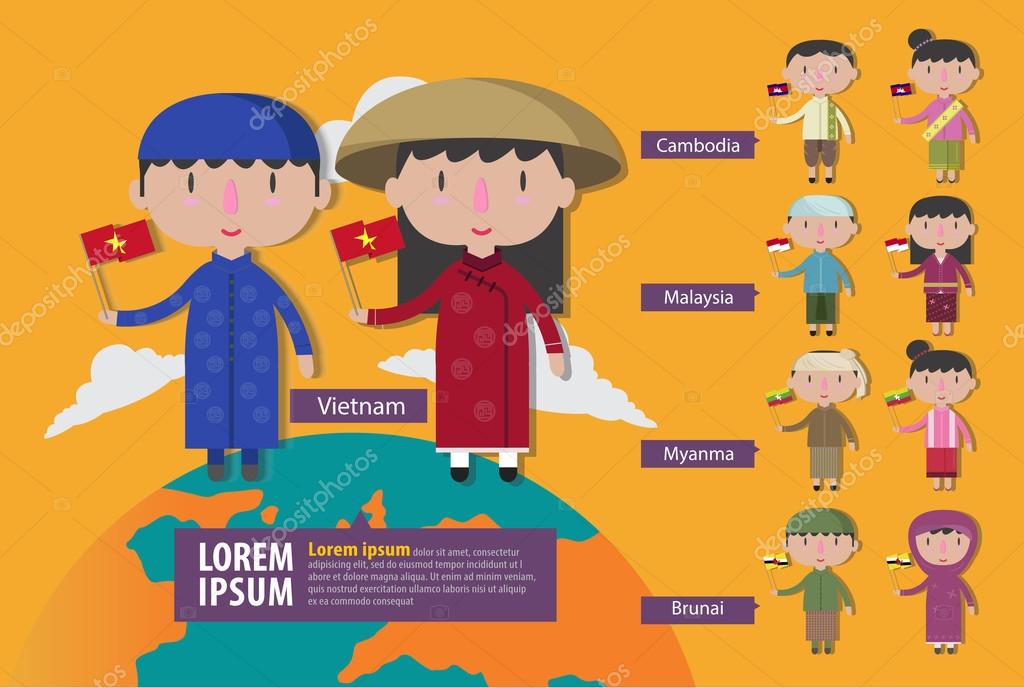 Asean top costume images