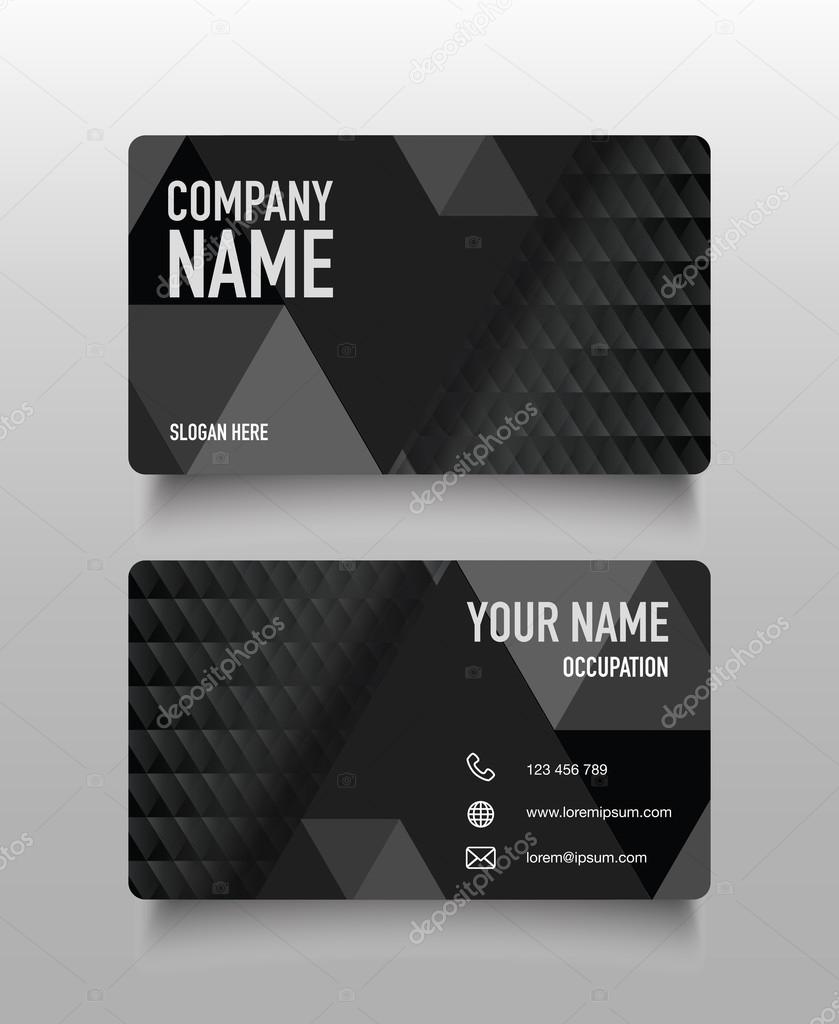 Business card vector background