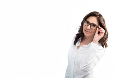 iş kadını gözlük