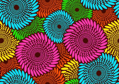 afrikalı kusursuz desen, resim sanatı ve soyut arkaplan.