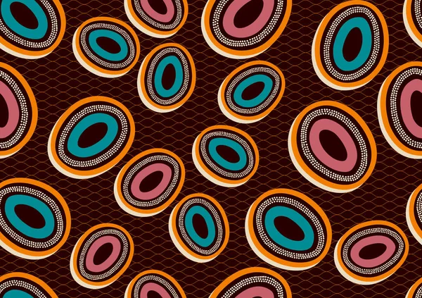 Motif Sans Couture Africaine Art Image Fond Abstrait — Image vectorielle