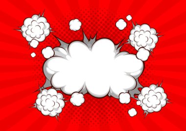 komik şablon arkaplan tasarımı, pop sanat illüstrasyonu.