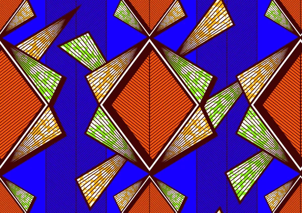 Padrão Sem Costura Africana Arte Imagem Fundo Abstrato —  Vetores de Stock