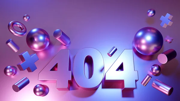 Καθιστούν 404 Λάθος Σελίδα Δεν Βρέθηκε Σχέδιο Παστέλ Χρώμα Φόντου — Φωτογραφία Αρχείου