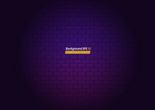 Brick Wall Background Geometric Shape Purple Gradient — Stockový vektor