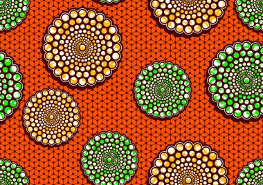 Geometrik şekil karesi, Afrikalı kusursuz desen, resim sanatı ve soyut arkaplan.