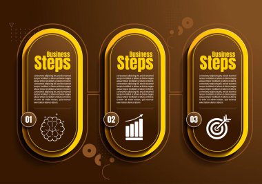 bilgi grafikleri işi, sunum için işlem şeması tasarım şablonu, soyut zaman çizelgesi ögeleri.