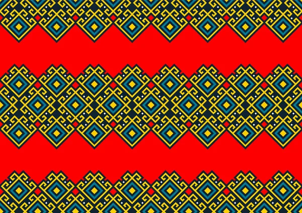 Motif Amérindien Géométrique Motif Ethnique Design Art Image Fond Abstrait — Image vectorielle