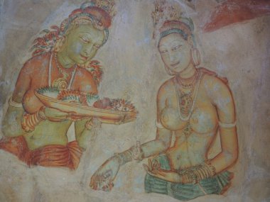 sigiriya içindeki freskler Galeri