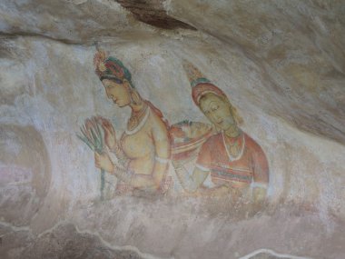 sigiriya içindeki freskler Galeri