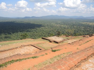 View from Sigiriya clipart