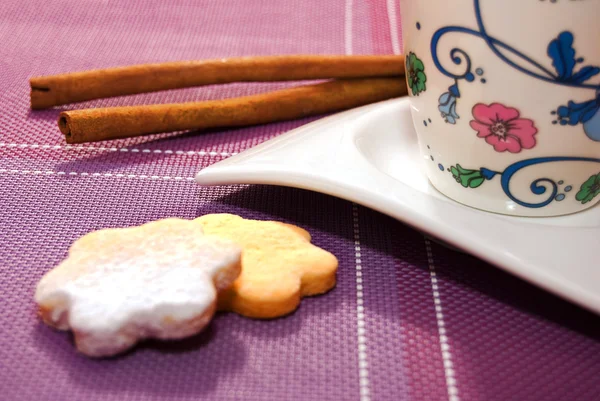 Coffee and cookies — Stock Photo, Image