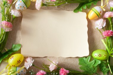 renkli bahar çerçeve