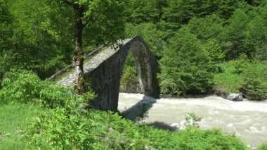 Bir kemer köprüsü, her iki ucunda kavisli kemer şeklinde aparatları olan bir köprüdür. Köprüler, köprünün ağırlığını ve yükünü her iki taraftan da kısmen yatay itişe geçirerek çalışır. Antik mimari bina hesaplamaları.