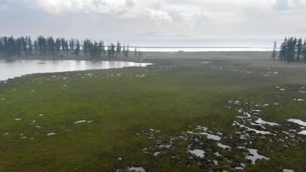 Λίμνη Baikal Μεγαλύτερη Λεκάνη Στη Siberia Riftlake Ρωσία Irkutsk Oblast — Αρχείο Βίντεο