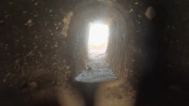 Cheminées Fées Hoodoos Grotte Maison Monastère Historique Travers Les Yeux — Video