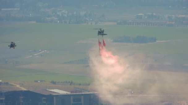 헬기에서 스턴트 비행을 사람들 Aerobatics 비행에 사용되지 항공기 태도를 수반하는 — 비디오