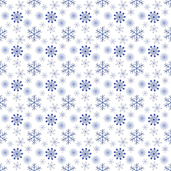Χειροποίητο μοτίβο χωρίς ραφές Χριστουγέννων. Χειμερινό υπόβαθρο. — Φωτογραφία Αρχείου