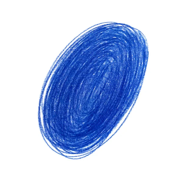 Dessin Main Crayon Couleur Abstrait Gribouiller Illustration Abstraite Isolé Sur — Photo