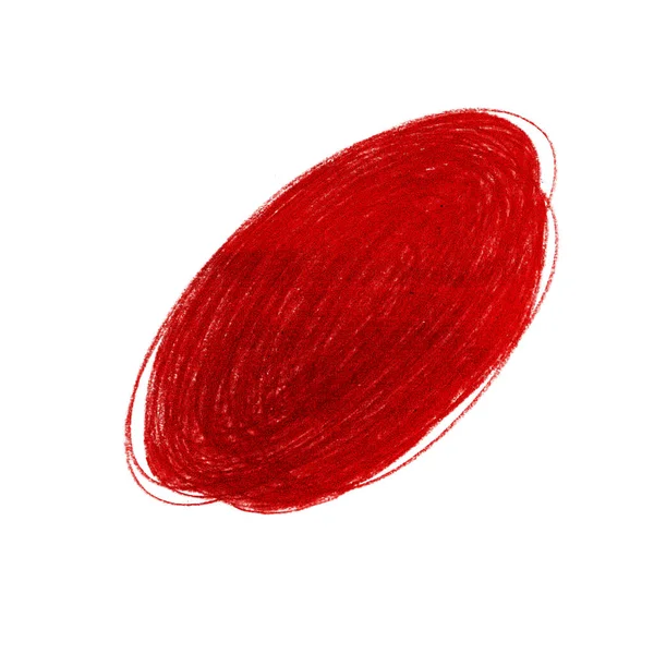 Dessin Main Crayon Couleur Abstrait Gribouiller Illustration Abstraite Isolé Sur — Photo