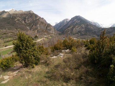 Dağların güzel manzarası