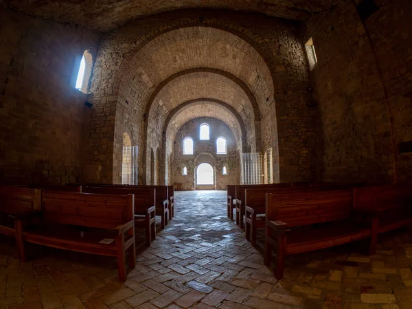 Huesca Eyaletindeki San Juan Bezelye Manastırı Aragon Krallığının Kurulduğu Yer — Stok fotoğraf