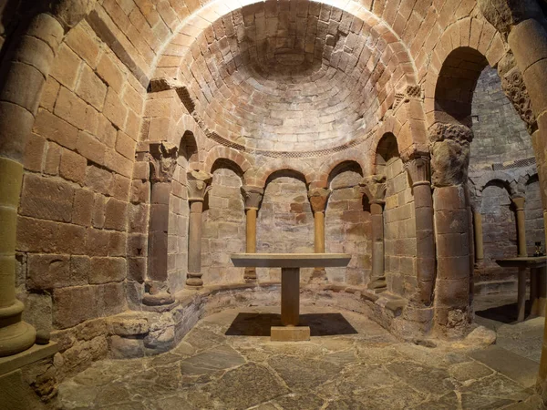 Huesca Eyaletindeki San Juan Bezelye Manastırı Aragon Krallığının Kurulduğu Yer — Stok fotoğraf