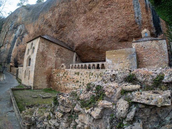 Монастир Сан Хуан Пеа Розташований Провінції Гуеска Було Утворено Королівство — стокове фото