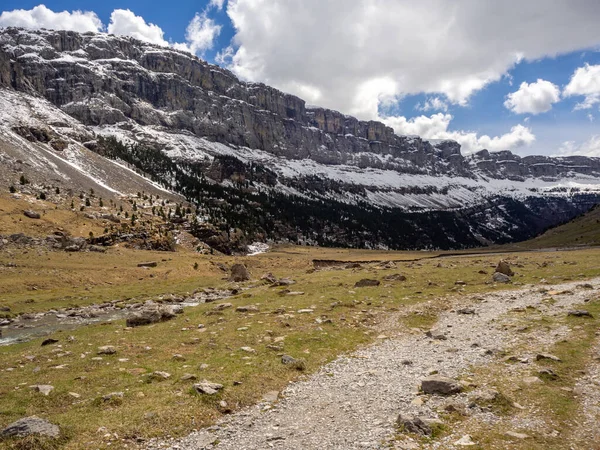 Cirus Soaso Located National Park Ordesa Lost Mountain Ponytail Located — стоковое фото