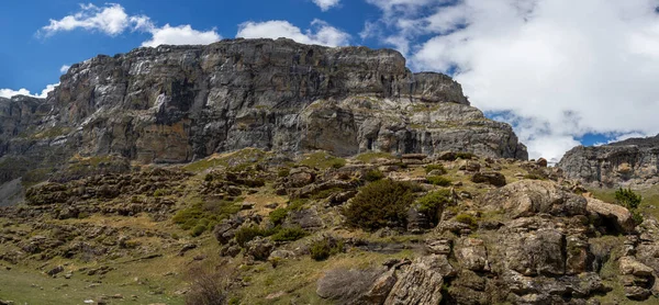 Cirus Soaso Located National Park Ordesa Lost Mountain Ponytail Located — стоковое фото